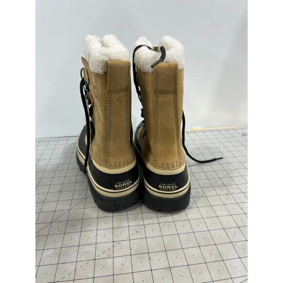 Sorel Women’s Caribou Winter Waterproof Boots Faux Fur Lined Size 8 New - Picture 8 of 8